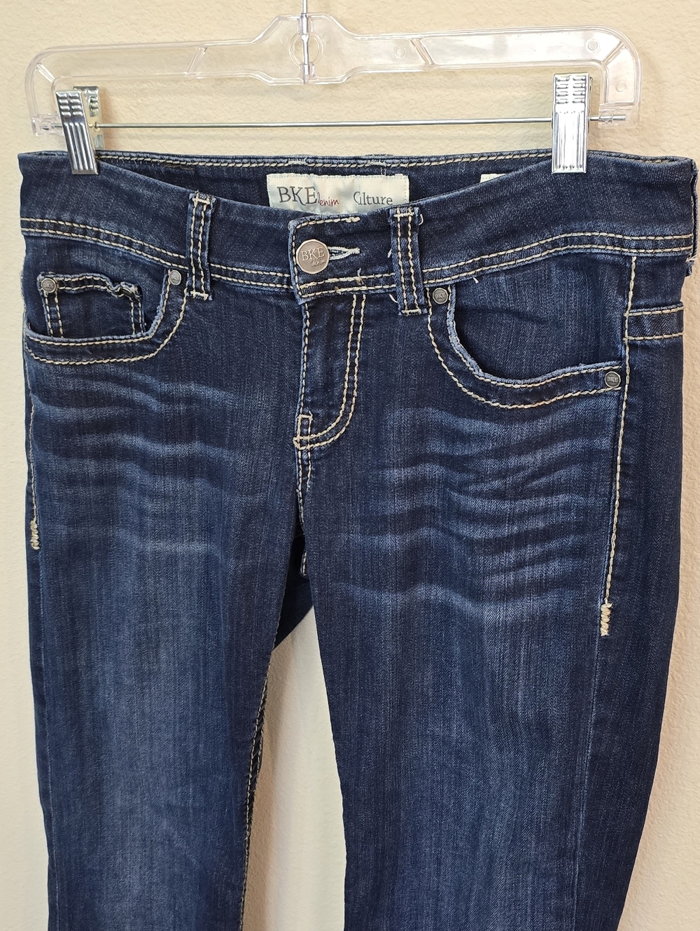 BKE Culture Stretch Bootcut Denim Casual Jeans  Womens 28R - Picture 11 of 16